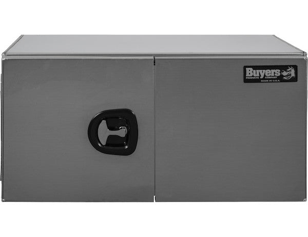 24x24x48 Inch Pro Series Smooth Aluminum Underbody Truck Box - Double Barn Door, 3-Point Compression Latch