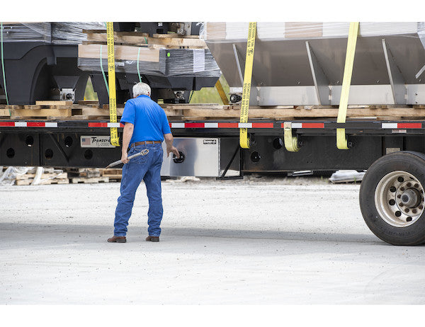 18x24x36 Inch Pro Series Smooth Aluminum Underbody Truck Box - Double Barn Door,??3-Point Compression Latch