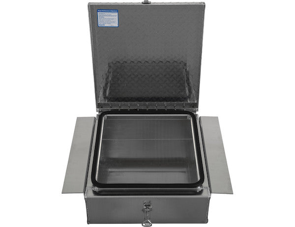 9x24x22 Inch Diamond Tread Aluminum In-Frame Truck Tool Box