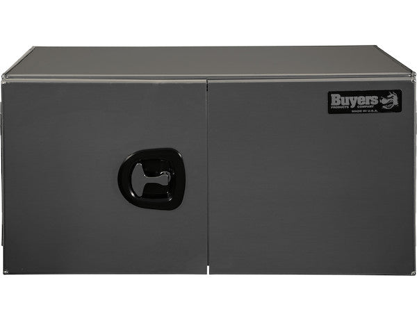 18x24x48 Inch Pro Series Smooth Aluminum Underbody Truck Box - Double Barn Door,??3-Point Compression Latch