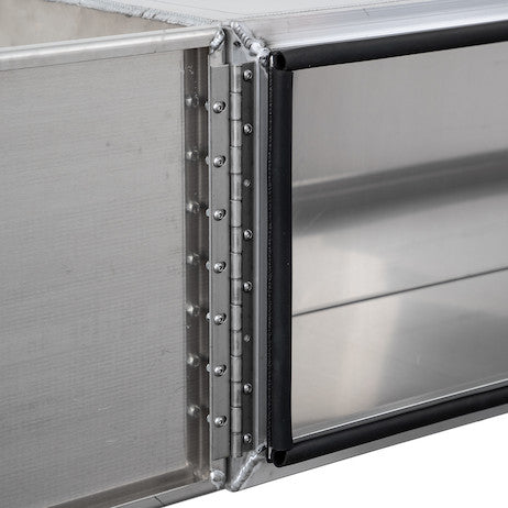 18x18x60 Inch Pro Series Smooth Aluminum Underbody Truck Box - Double Barn Door,??3-Point Compression Latch