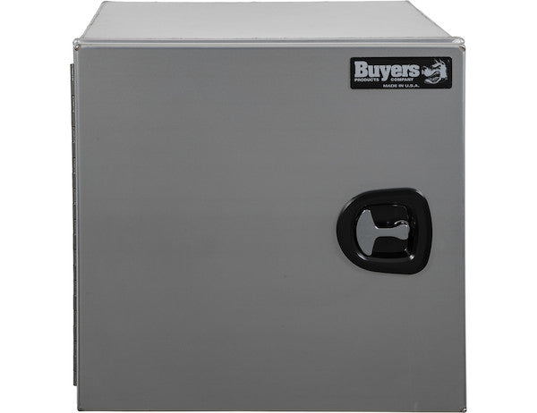 18x18x24 Inch Pro Series Smooth Aluminum Underbody Truck Box - Single Barn Door, Compression Latch