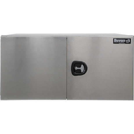 24x24x48 Inch Pro Series Smooth Aluminum Underbody Truck Box - Double Barn Door, 3-Point Compression Latch