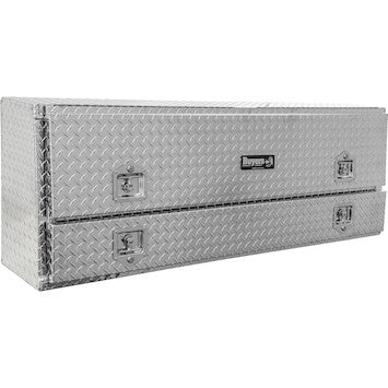 1705630 - 21x13x60 Inch Diamond Tread Aluminum Pick-Up Truck Contractor With Lower Door