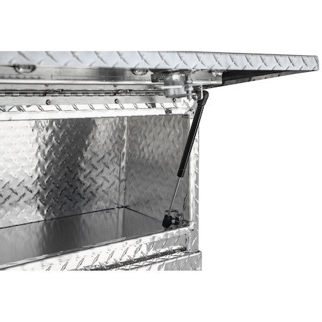 21x13x60 Inch Diamond Tread Aluminum Pick-Up Truck Contractor With Lower Drawers Topsider
