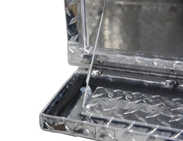 21x13x96 Inch Diamond Tread Aluminum Pick-Up Truck Contractor With Lower Door
