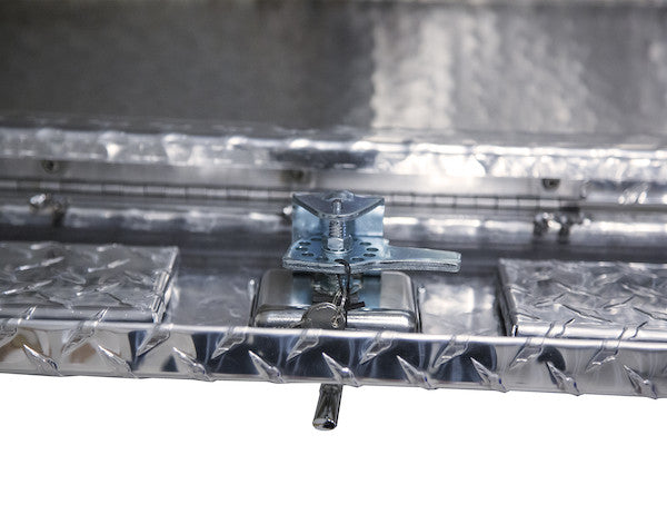 1705661 - 21x13x96 Inch Diamond Tread Aluminum Pick-Up Truck Contractor With Lower Drawers Topsider
