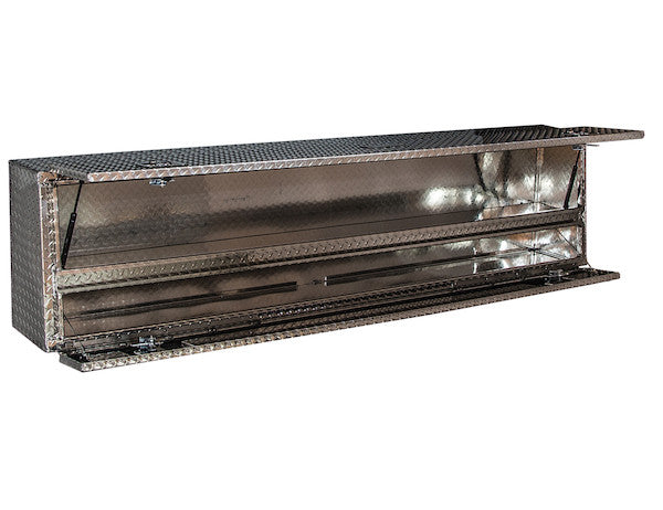 21x13x72 Inch Diamond Tread Aluminum Pick-Up Truck Contractor With Lower Door