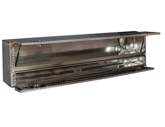 21x13x96 Inch Diamond Tread Aluminum Pick-Up Truck Contractor With Lower Door