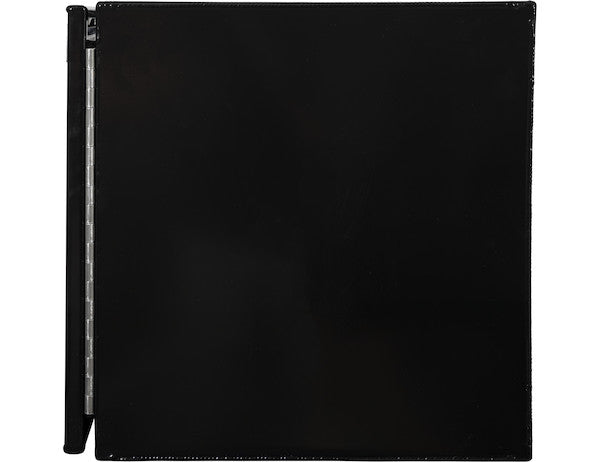 18x18x48 Inch Black Smooth Aluminum Underbody Truck Tool Box - Double Barn Door, 3-Point Compression Latch