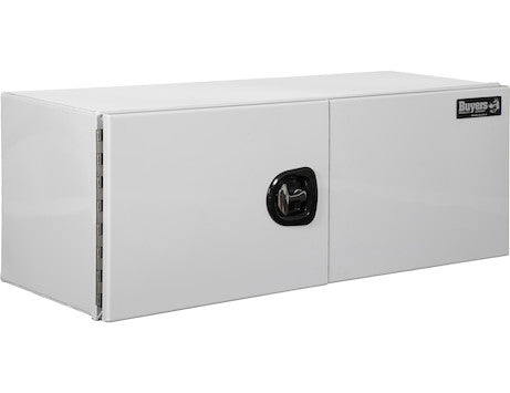 1706933 - 24x24x30 Inch Pro Series White Smooth Aluminum Underbody Truck Box - Double Barn Door, 3-point Compression Latch