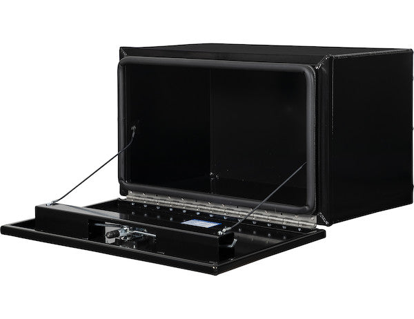 18x18x30 Inch Black Pro Series Smooth Aluminum Underbody Truck Box