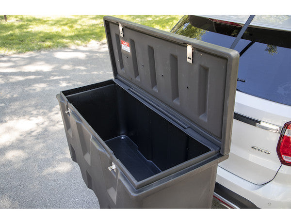 Hitch-Mounted Poly Cargo Carrier