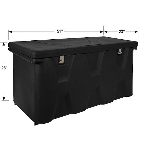 Hitch-Mounted Poly Cargo Carrier