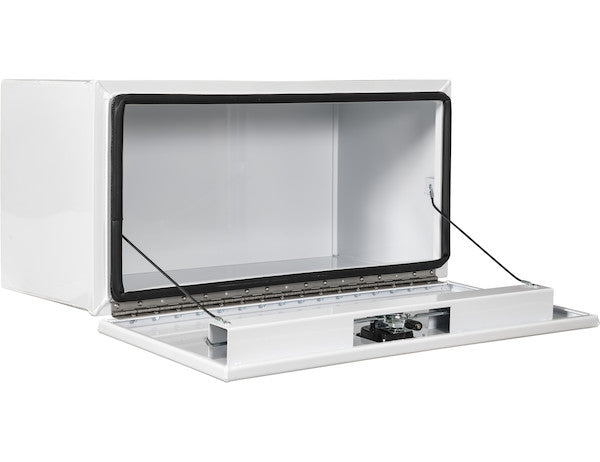 1707975 - 18x18x60 Inch White Pro Series Smooth Aluminum Underbody Truck Box