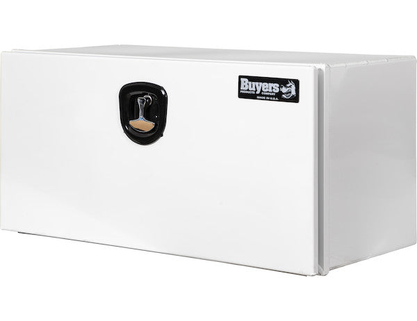 18x18x60 Inch White Pro Series Smooth Aluminum Underbody Truck Box