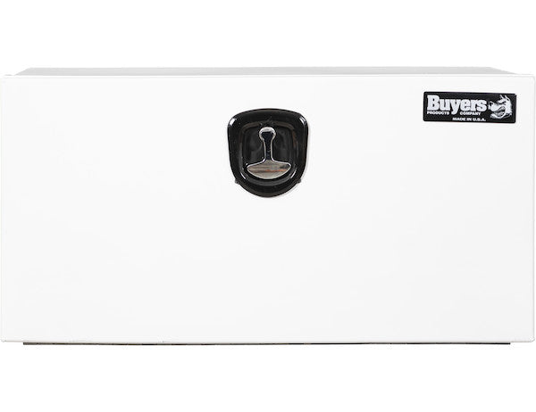 18x18x60 Inch White Pro Series Smooth Aluminum Underbody Truck Box