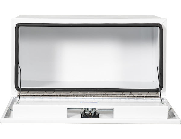 18x18x60 Inch White Pro Series Smooth Aluminum Underbody Truck Box