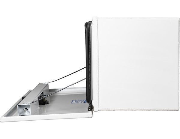 18x18x60 Inch White Pro Series Smooth Aluminum Underbody Truck Box