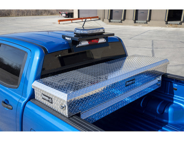 13x20x63 Inch Diamond Tread Aluminum Crossover Truck Tool Box 