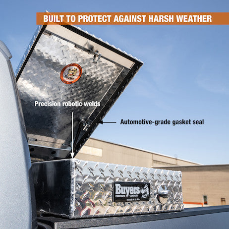 23x27x71 Inch Diamond Tread Aluminum Gull Wing Truck Box