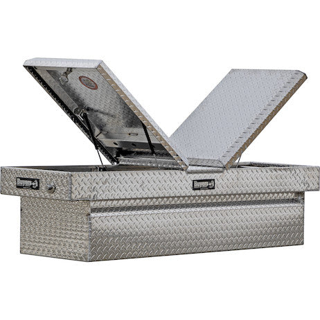 1710413 - 23x20x71 Inch Diamond Tread Aluminum Gull Wing Truck Box