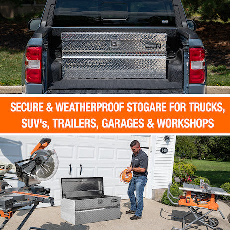 42"-Inch Wide Diamond Tread Aluminum All-Purpose Chest