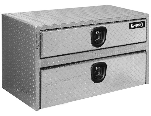20x18x48 Inch Diamond Tread Aluminum Underbody Truck Box With Drawer
