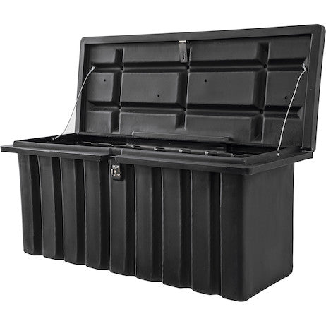 22.5x19.5/18.75x51/47 Inch Black Poly Multipurpose Chest