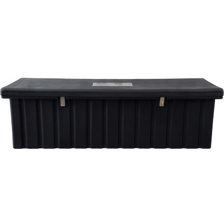 23Hx25Dx77W Inch Black Poly Multipurpose Chest 