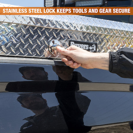 13X16X36 Inch Diamond Tread Aluminum Lo-Sider Truck Box