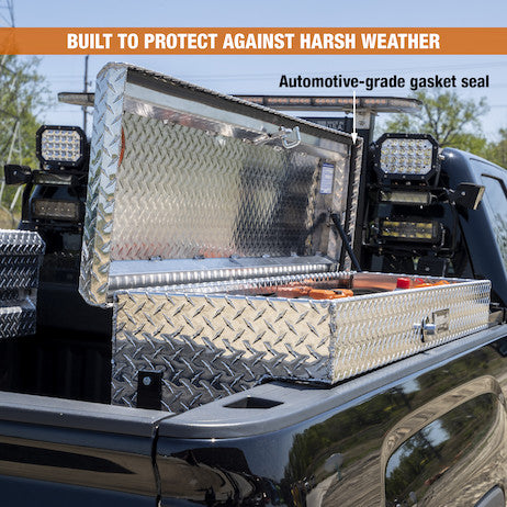 13X16X87 Inch Diamond Tread Aluminum Lo-Sider Truck Box