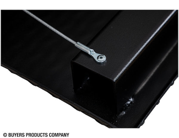18x18x60 Inch Textured Matte Black Diamond Tread Aluminum Underbody Truck Box