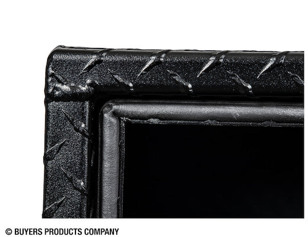 18x18x36 Inch Textured Matte Black Diamond Tread Aluminum Underbody Truck Box