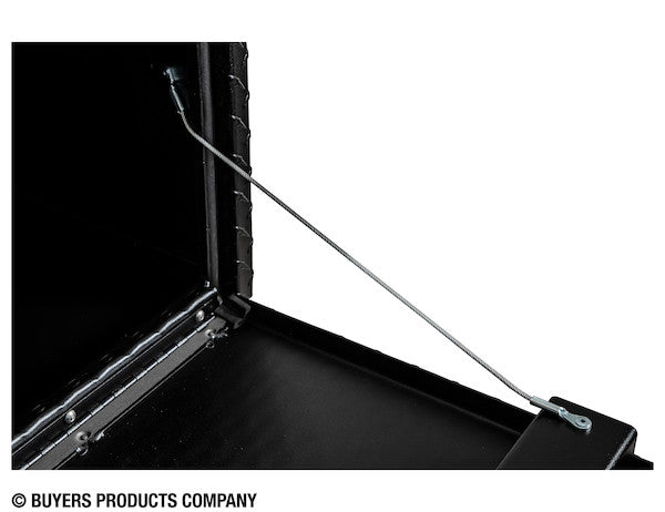18x18x60 Inch Textured Matte Black Diamond Tread Aluminum Underbody Truck Box