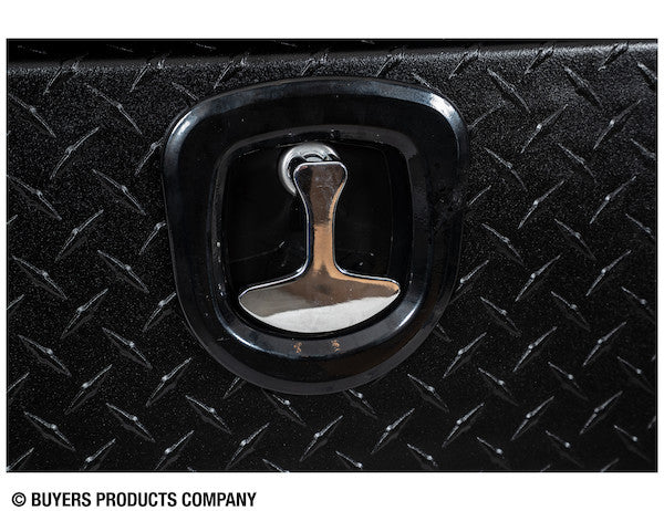 18x18x60 Inch Textured Matte Black Diamond Tread Aluminum Underbody Truck Box