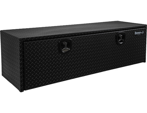 18x18x60 Inch Textured Matte Black Diamond Tread Aluminum Underbody Truck Box