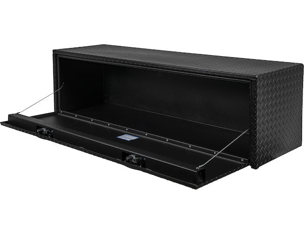 18x18x60 Inch Textured Matte Black Diamond Tread Aluminum Underbody Truck Box