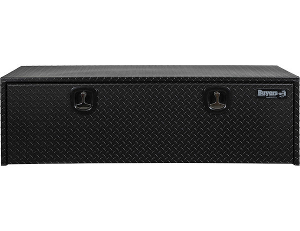18x18x60 Inch Textured Matte Black Diamond Tread Aluminum Underbody Truck Box