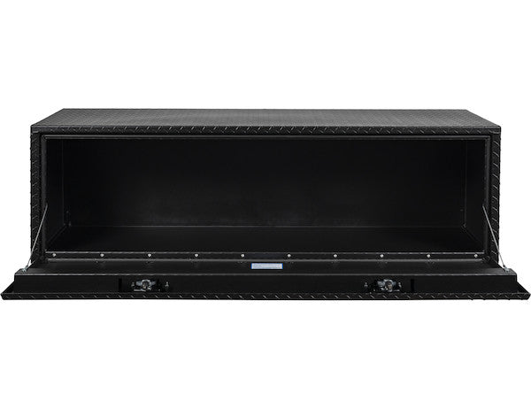 18x18x60 Inch Textured Matte Black Diamond Tread Aluminum Underbody Truck Box