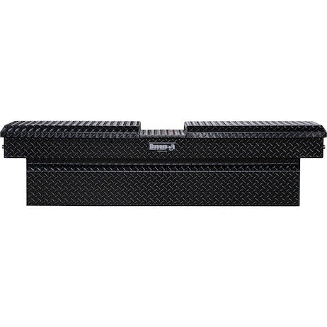 18x27x71 Inch Gloss Black Diamond Tread Aluminum Gull Wing Truck Box