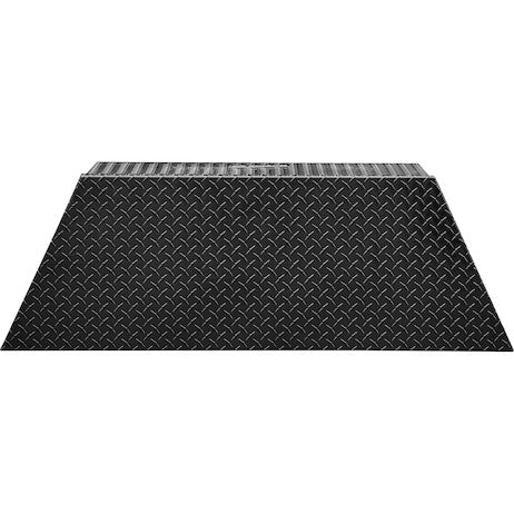 49 Inch Wide Gloss Black Diamond Tread Aluminum Trailer Tongue Truck Box