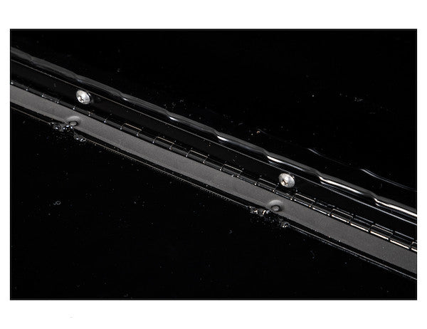 18x16x96 Inch Gloss Black Diamond Tread Aluminum Topsider Truck Box