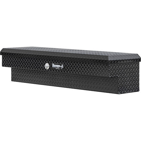 13X16X36  Inch Gloss Black Diamond Tread Aluminum Lo-Sider Truck Box