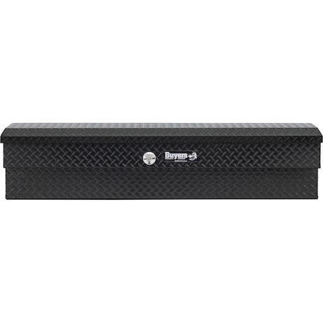 13X16X36  Inch Gloss Black Diamond Tread Aluminum Lo-Sider Truck Box