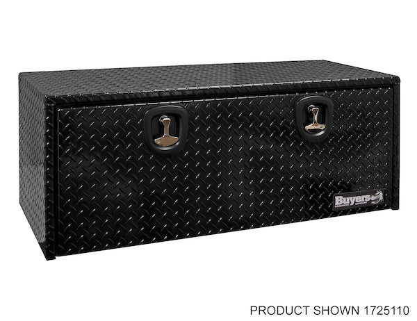 24x24x24 Inch Black Diamond Tread Aluminum Underbody Truck Box