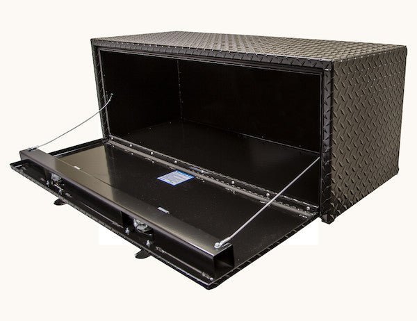 18x18x48 Inch Black Diamond Tread Aluminum Underbody Truck Box