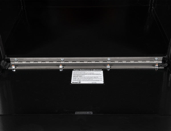24x24x30 Inch Black Steel Underbody Truck Box With 3-Point Latch