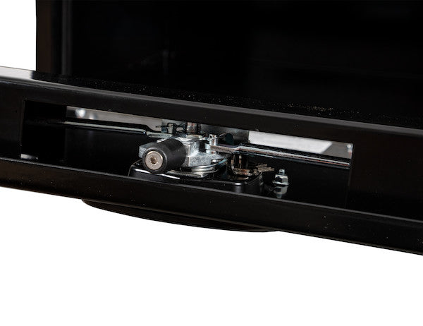 24x24x30 Inch Black Steel Underbody Truck Box With 3-Point Latch
