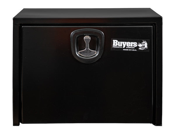 24x24x30 Inch Black Steel Underbody Truck Box With 3-Point Latch